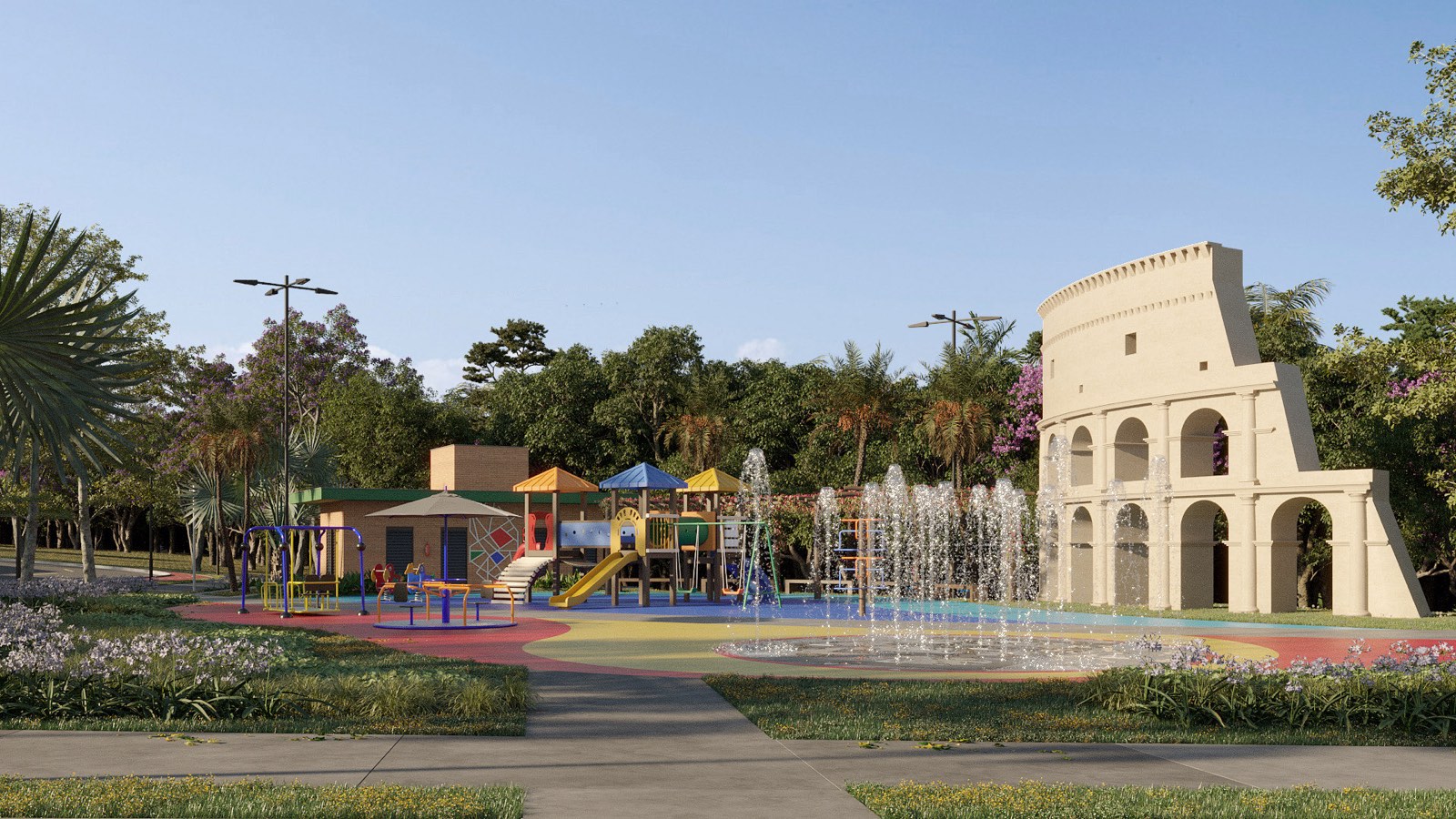 Studio 3D — área de lazer e recreação